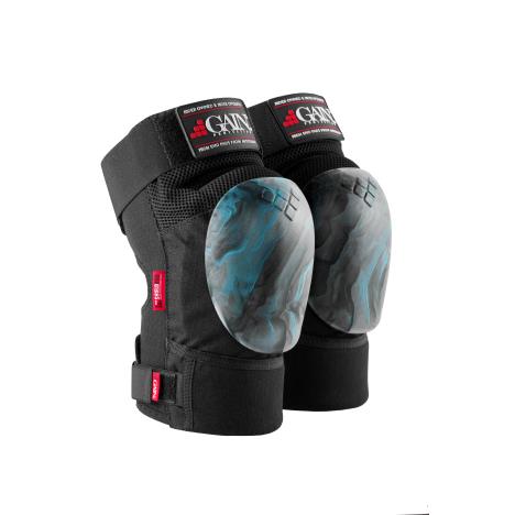 GAIN Protection THE SHIELD PRO Knee Pads - Teal/Black Swirl £67.98